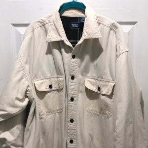 Berkeley $ Jensen MENS flannel lined shirt XL